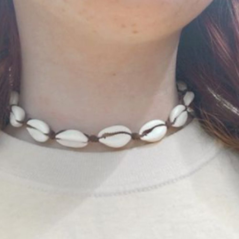 Cowrie shell necklace